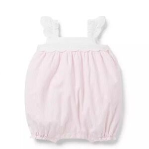 Janie and Jack 
BABY EYELET SEERSUCKER ROMPER